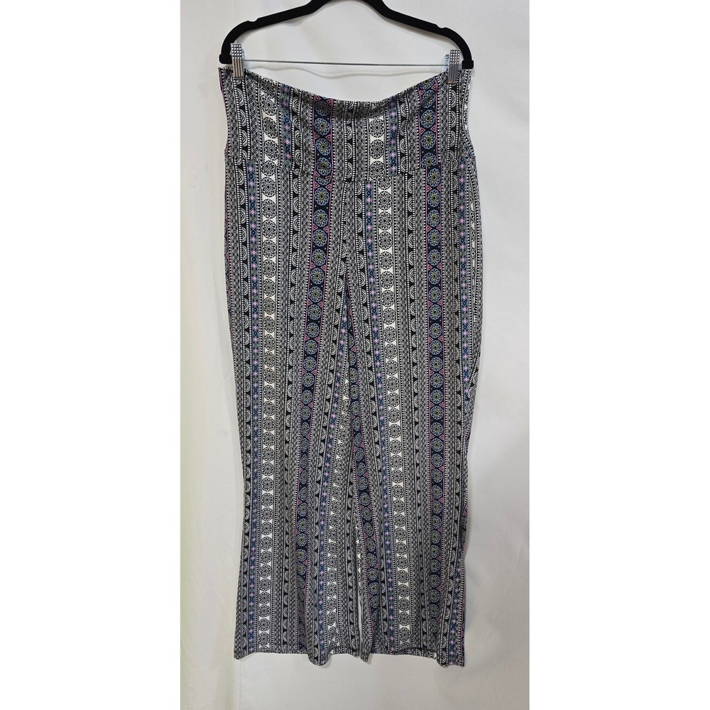 No Boundaries women XL wide leg pants wide waist vacation beach‎ resort wear